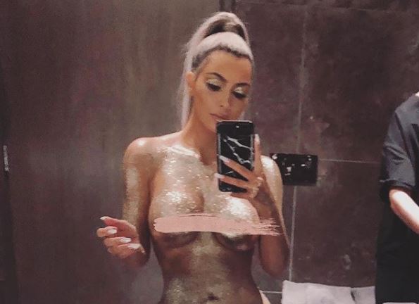 darry lee recommends kim kardashian posts nude bathroom selfie pic