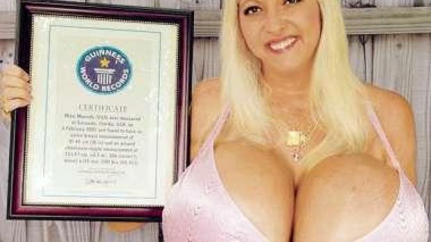 largest breasts on record