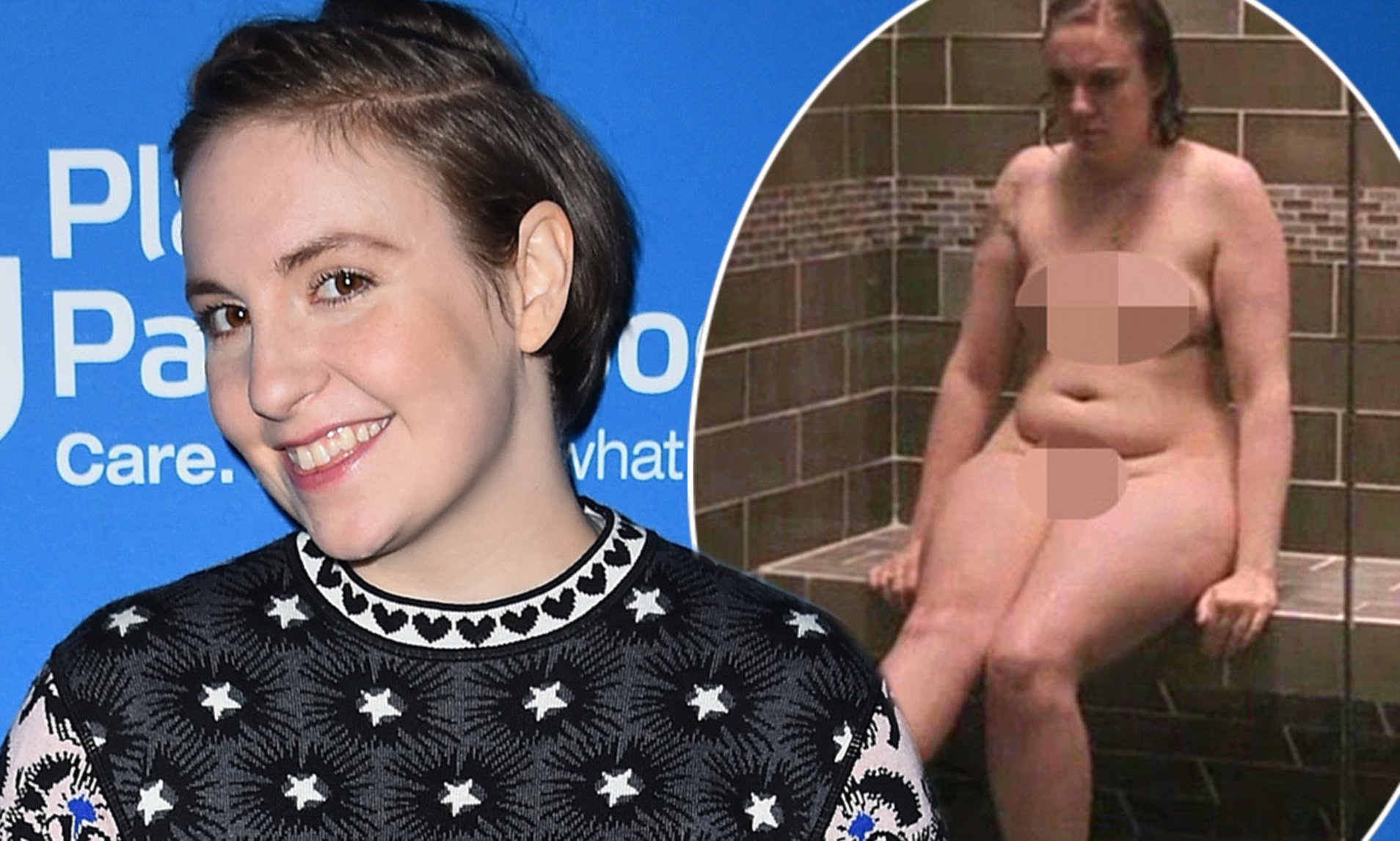 lena dunham nude video