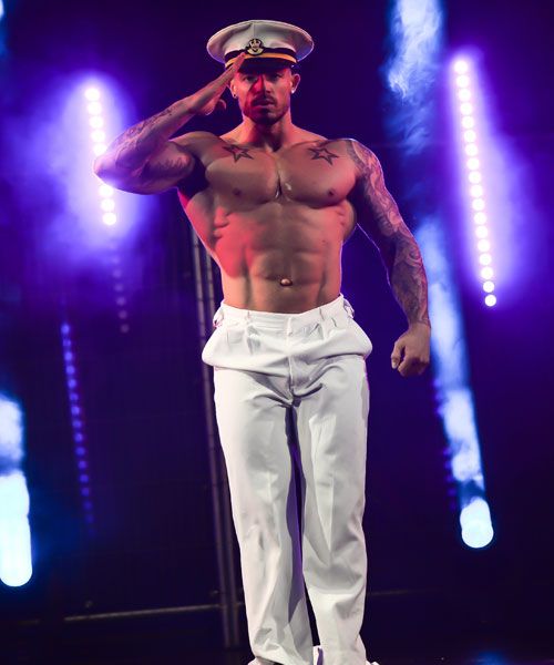 Best of Male stripper on stage
