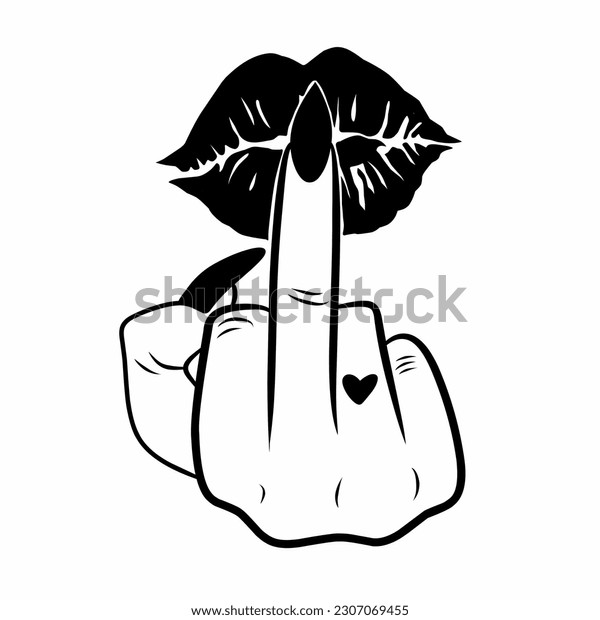 middle finger pictures