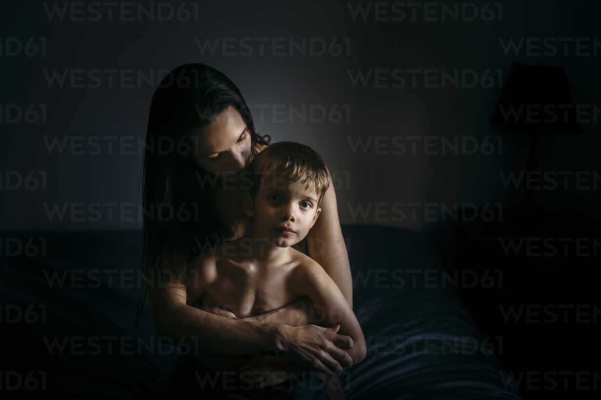 Best of Mom and boy in bed