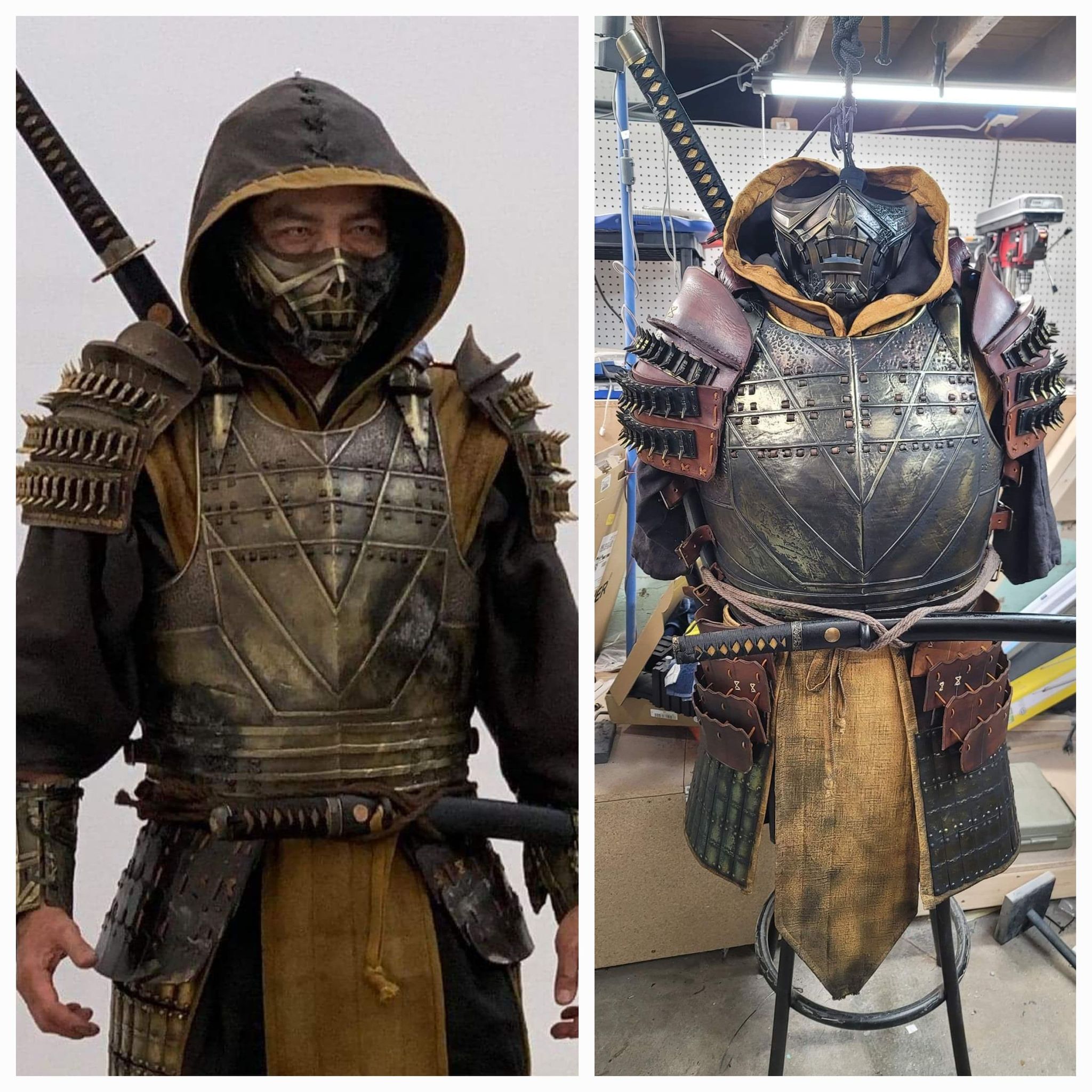 Mortal Kombat X Scorpion Cosplay cfnm handjob