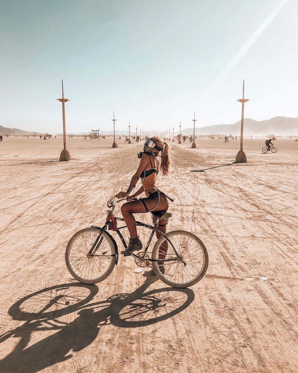 naked burning man women