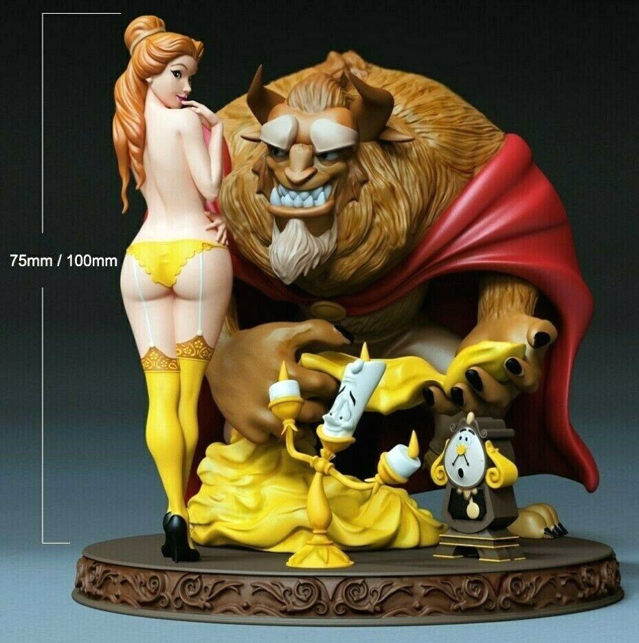 Best of Naughty beauty and the beast
