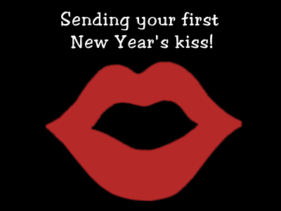 dj roman add photo new years kiss gif