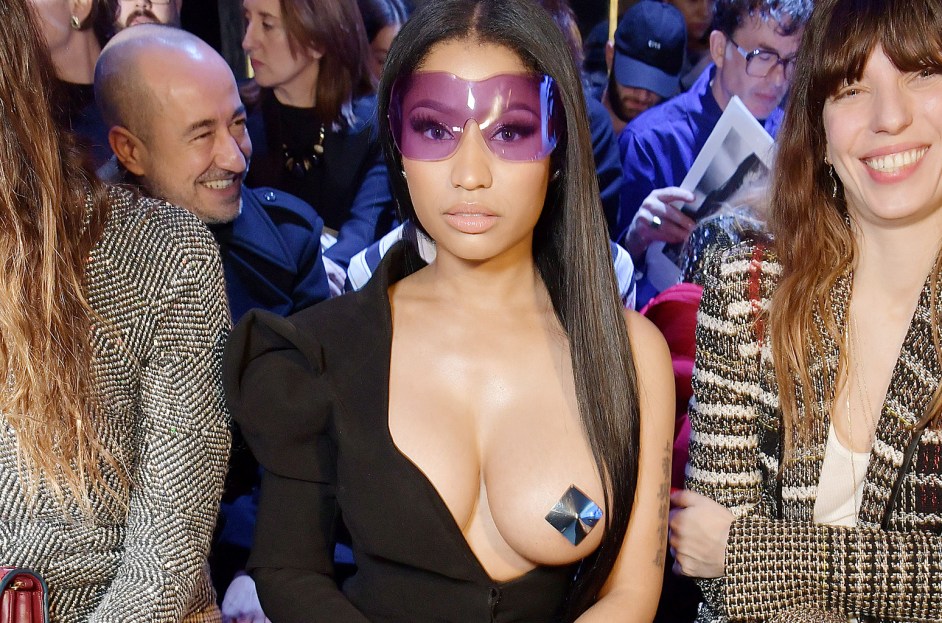 cindy chidsey recommends nicki minaj playing with her boobs pic