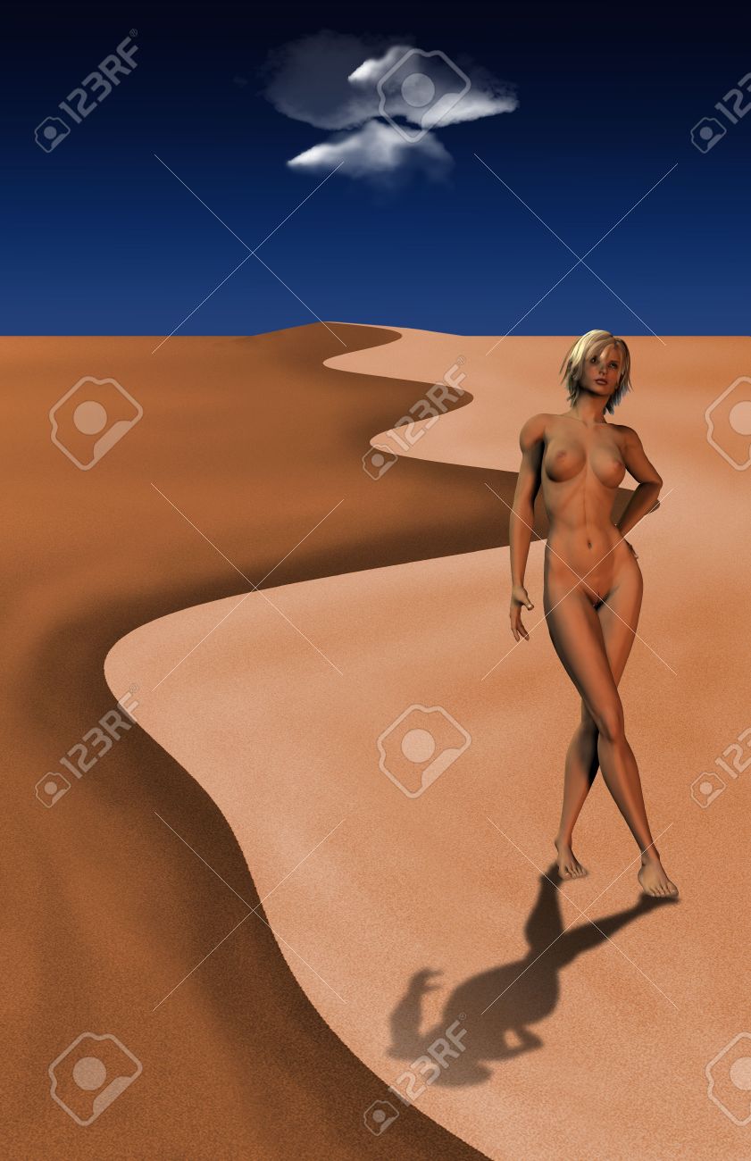 cory barrow add nude in the desert photo