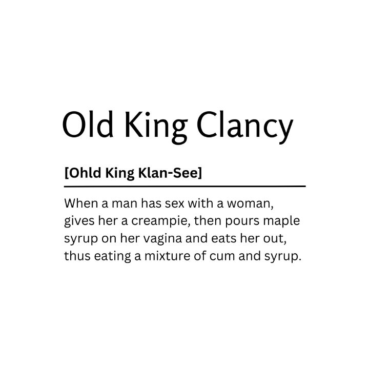 old king clancy sex
