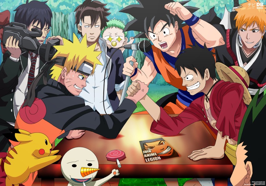 one piece crossover naruto