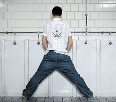 alan sawyer recommends pants down at urinal pic