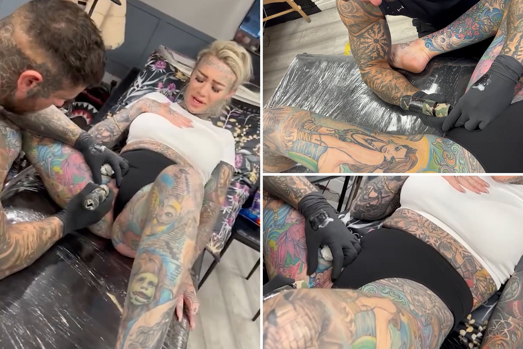 billie dyson share pictures of tattoos on private parts photos