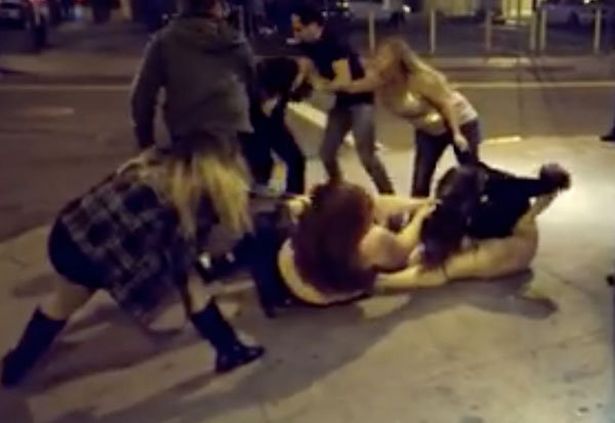 chuck sizzle recommends real girl street fights pic