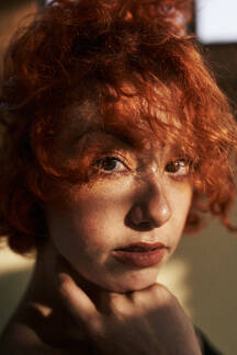 anita serna recommends redhead woman with green eyes pic
