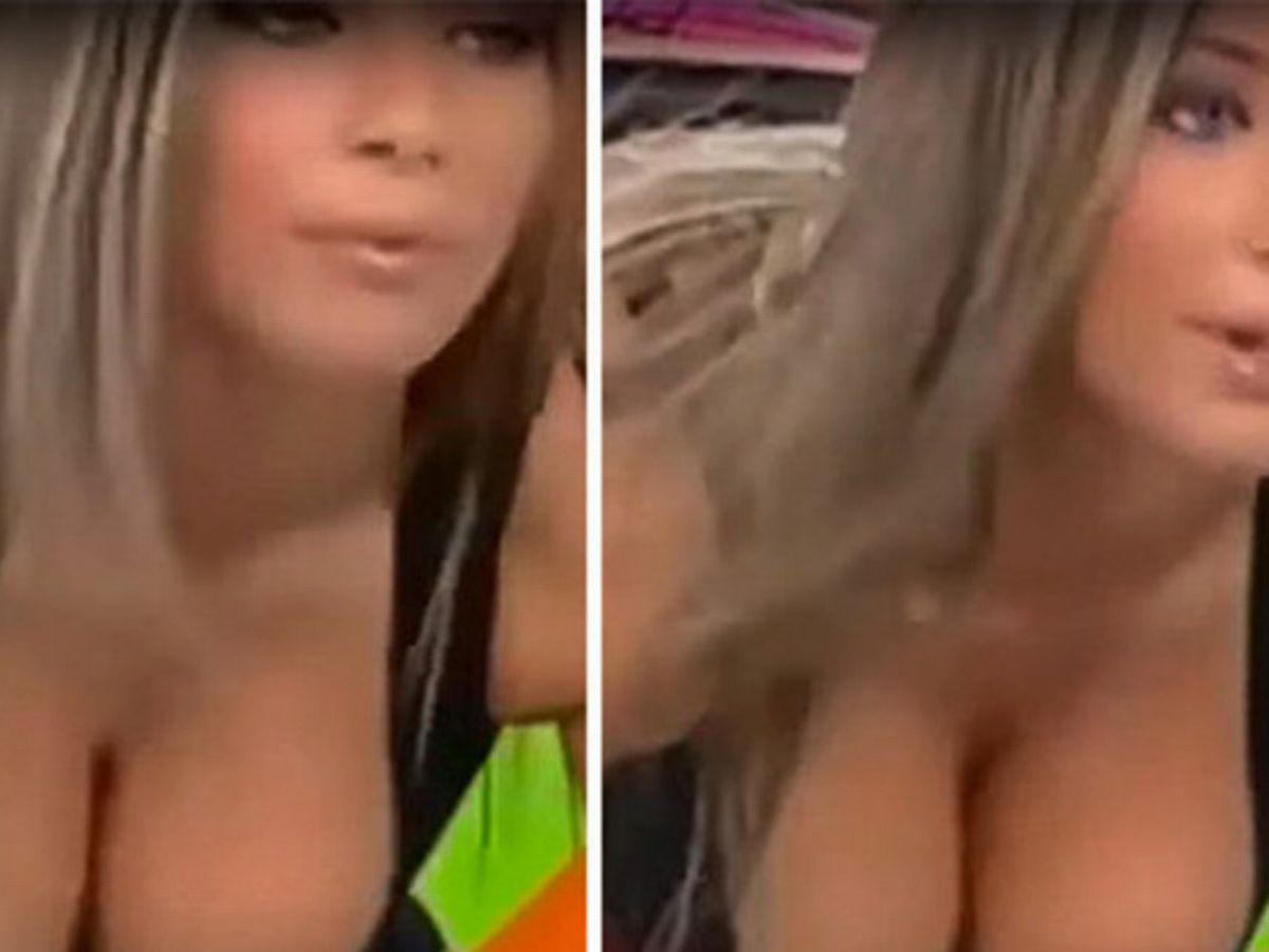 aj borden recommends Romanian Weather Girl Nip Slip