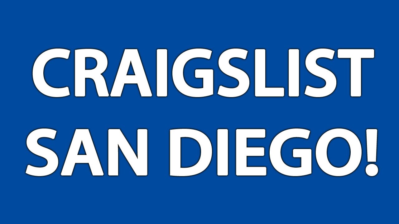 ariel brent recommends San Diego Craglist Com