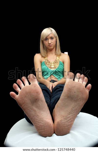 Sexy Blonde Feet real nudes