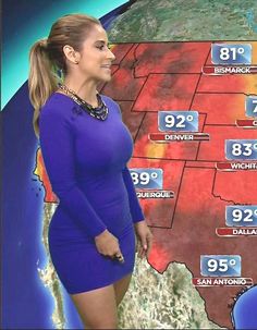 Best of Sexy weather girl strips