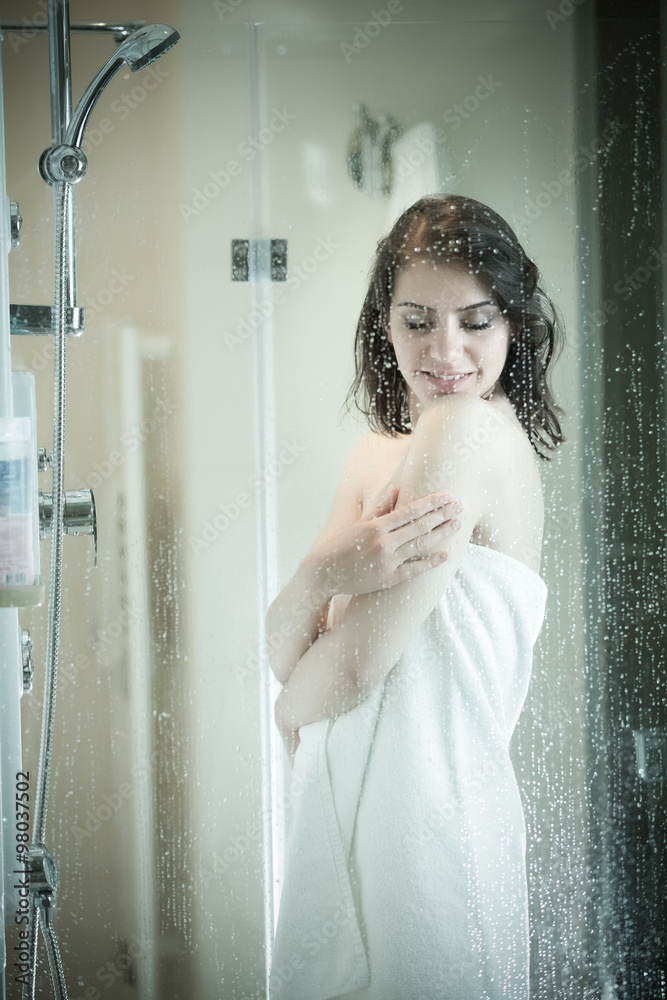 andres osuna add sexy woman taking a shower photo