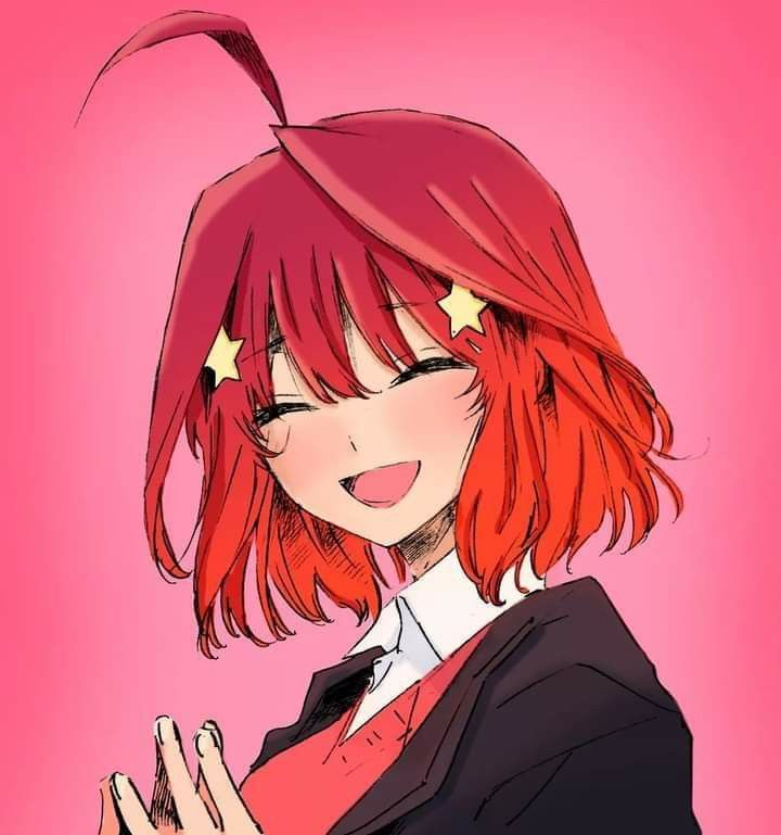 short red hair anime girl