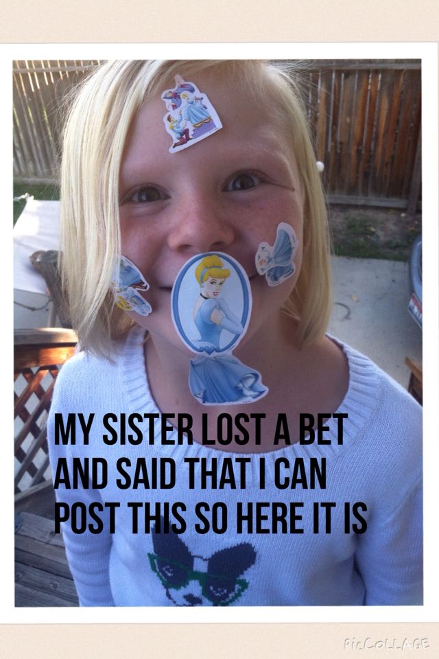 angelo dibello add sister lost a bet photo