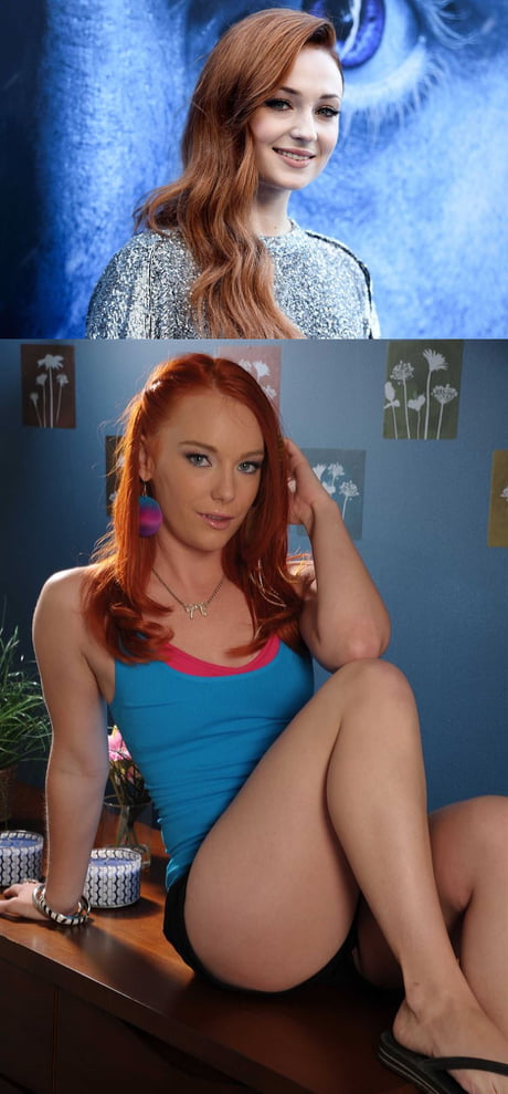 clayton bazinet recommends sophie turner porn lookalike pic