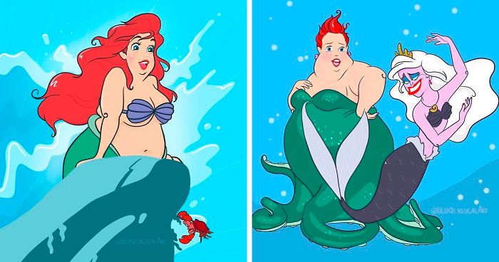 thick disney characters