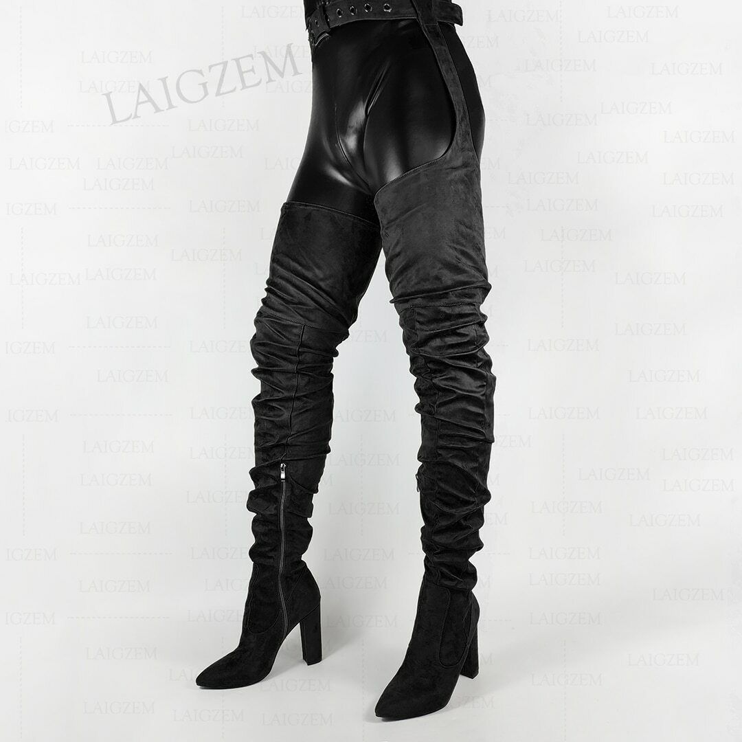 ann monterde recommends thigh high boots with belt attached pic