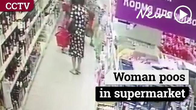 domingo mingo add photo woman poops in supermarket