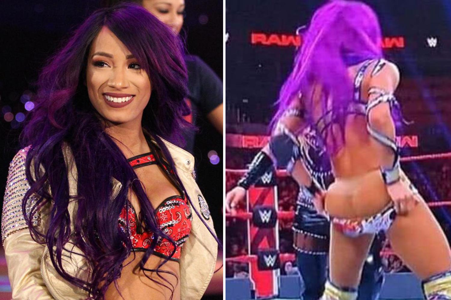 alex goedhart add wwe sasha banks nip slip photo