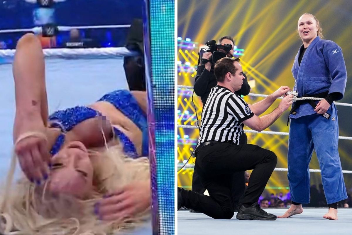 Best of Wwe wardrobe malfunction wrestlemania