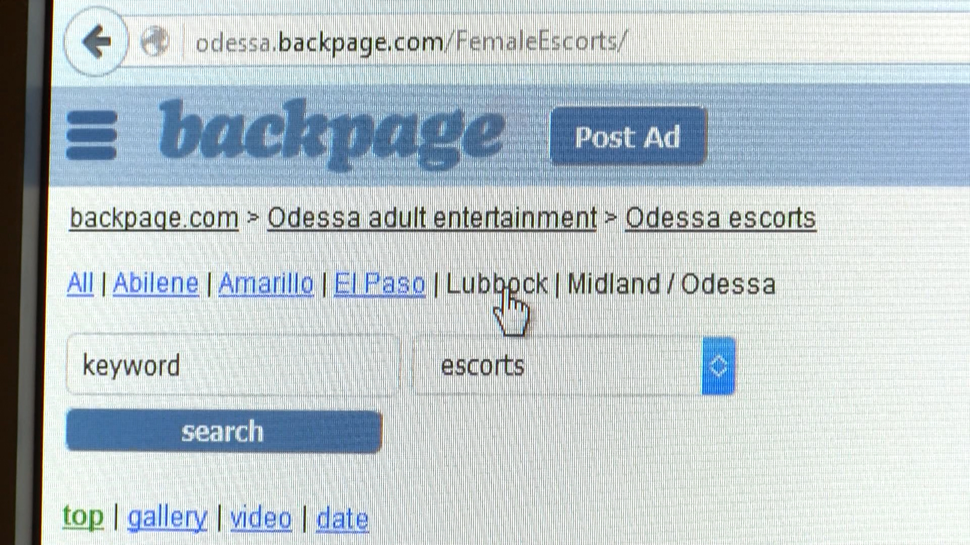 bart horton recommends Www Backpage Com Odessa