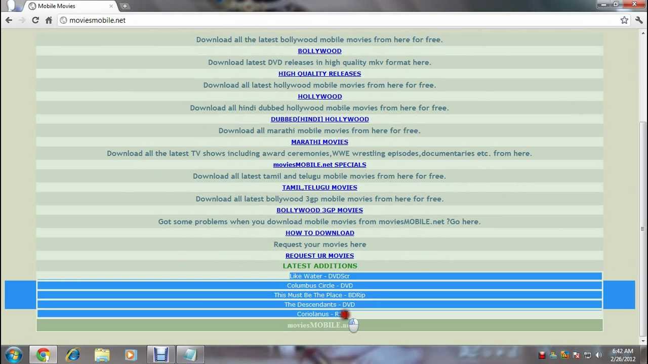 Best of Www moviesmobile net hollywood